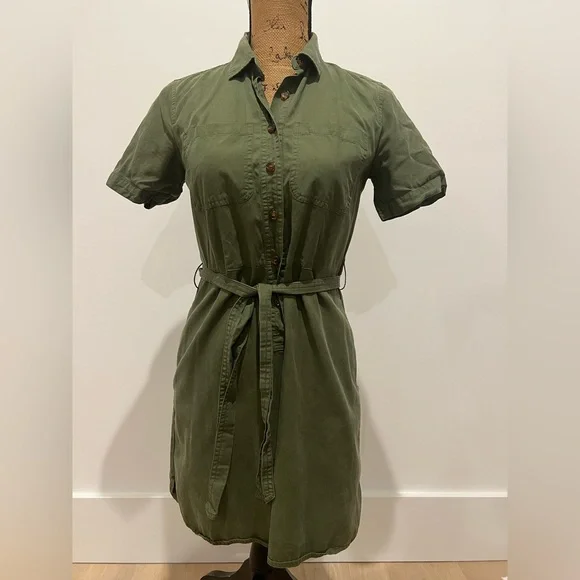 knee length dresses for ladies Green Boho Floral Mini Dress – Wrap Style V-Neck A-Line Summer Dress – Boho  Beach Hut main image 1